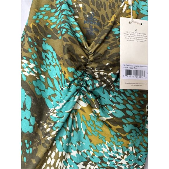 New Prana Women's Size XL  Sabin Racer Back Tank Top Agave Appaloosa NWT - Picture 5 of 13